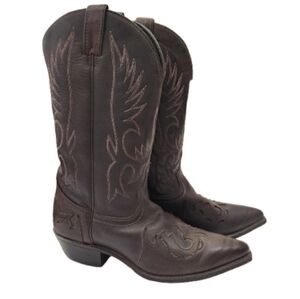 Dingo The Duke Style Western Boots, Stitch Design,dark Brown, Mens 8.5 D